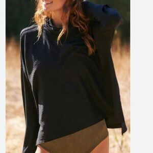 Free People FP Movement Top Ribbed Can't Handle This Turtleneck Shirt Sz XS NWT